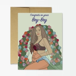 Party Mountain Paper Co Greeting Cards Bey-bey Card