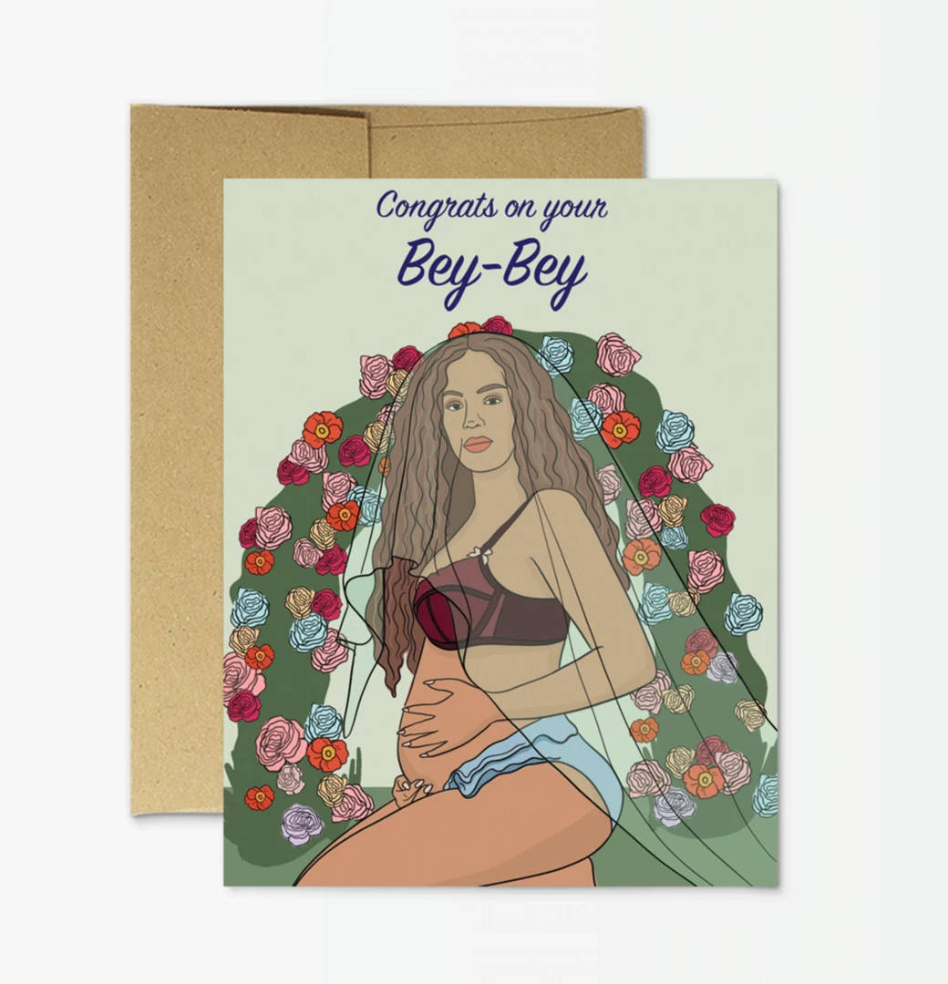 Party Mountain Paper Co Greeting Cards Bey-bey Card 3 Party Mountain Paper Co Greeting Cards Bey-bey Card