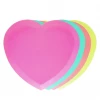 Oh Happy Day Party Shop Heart Plates - Neon Brights
