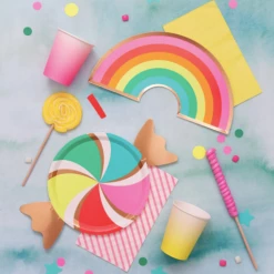 Oh Happy Day Party Shop Rainbow Bright Plates