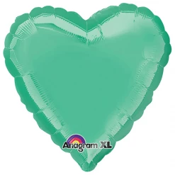 Anagram 18" Wintergreen Heart Balloons