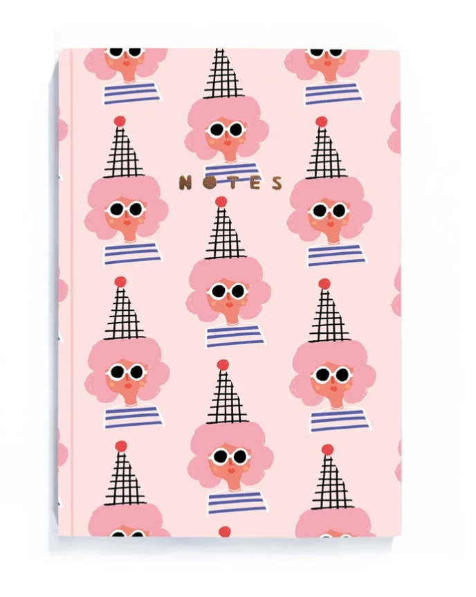 Carolyn Suzuki Party Girl - A6 Notebook 3 Carolyn Suzuki Party Girl - A6 Notebook