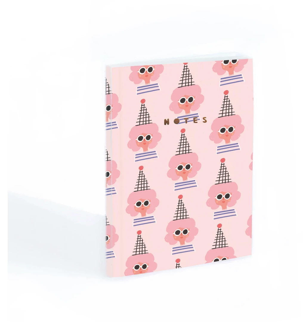 Carolyn Suzuki Party Girl - A6 Notebook 5 Carolyn Suzuki Party Girl - A6 Notebook
