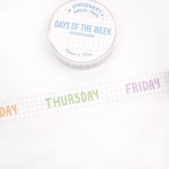 Desk Of Sandra Days Of The Week Washi Tape Snail Mail