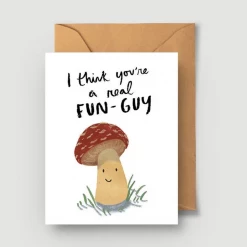 Abbie Ren Illustration Fun Guy Greeting Card