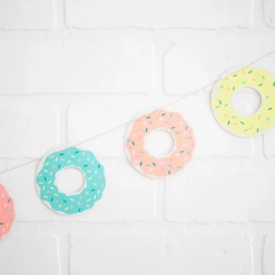 My Mind's Eye Neon Donut Banner Decor