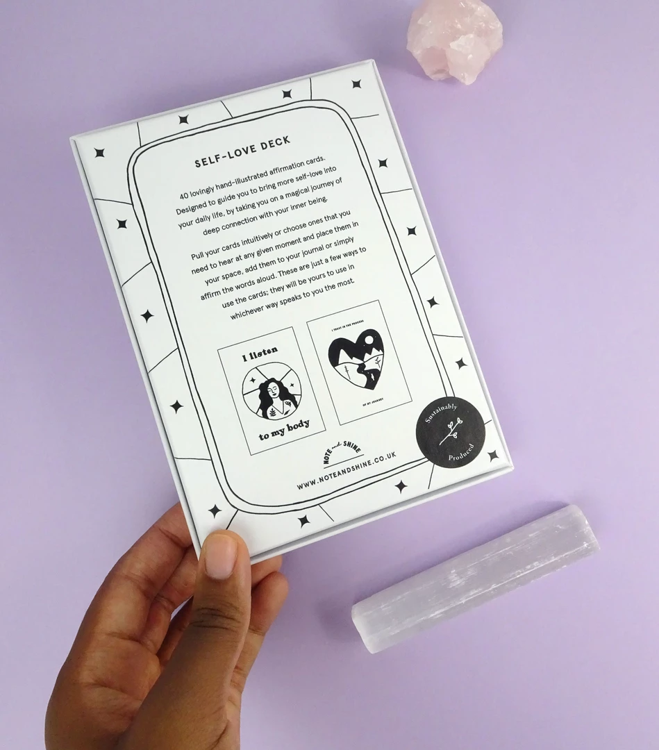 Note And Shine Art & Home Self-Love Deck - Affirmation Cards 6 Note And Shine Art & Home Self-Love Deck - Affirmation Cards