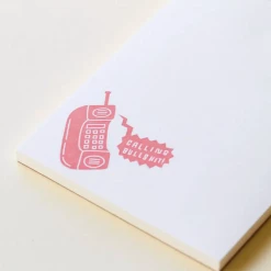 M.C. Pressure Calling Bullshit Notepad