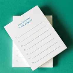 M.C. Pressure Notebooks + Notepads Slow Progress Is Still Progress - Risograph Notepad