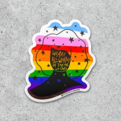 Citizen Ruth We Are All Worthy Sticker Stickers