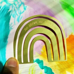 Pineapple Sundays Design Studio Art & Home Rainbow Brass Bookmark