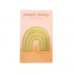Pineapple Sundays Design Studio Art & Home Rainbow Brass Bookmark