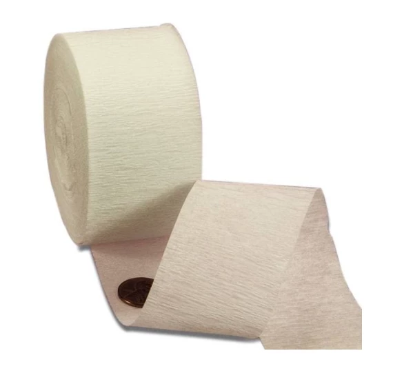Party Art Community White Crepe Paper Streamers 3 Party Art Community White Crepe Paper Streamers