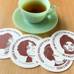 Blackbird Letterpress Art & Home Inspiring Women Coasters