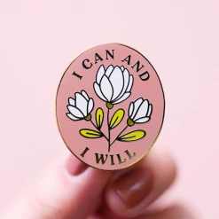 Little Woman Goods I Can & I Will Enamel Pin