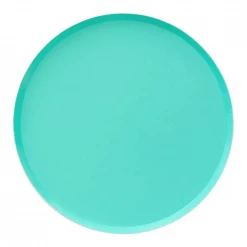 Oh Happy Day Party Shop Teal Paper Plates - Set Of 8