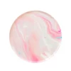 Oh Happy Day Party Shop Pink Marble Paper Plates - Set Of 8