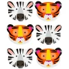 Talking Tables Animal Face Party Plates - 12 Pack