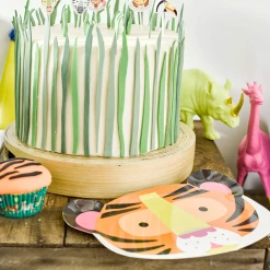 Talking Tables Animal Face Party Plates - 12 Pack