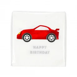 Talking Tables Party Racer Car Napkins - 16 Pack