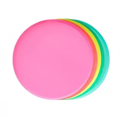 Oh Happy Day Party Shop Rainbow Plates - Set Of 8
