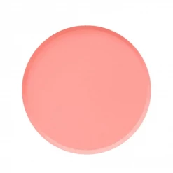 Oh Happy Day Party Shop Neon Coral Paper Plates - Set Of 8