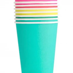 Oh Happy Day Party Shop Rainbow Cups - Set Of 8