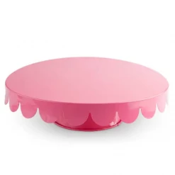 Cakewalk Tableware Pink Metal Cake Stand