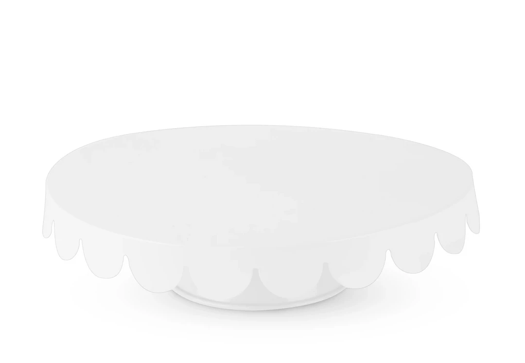 Cakewalk White Metal Cake Stand 3 Cakewalk White Metal Cake Stand