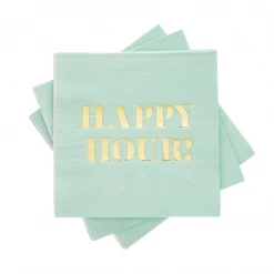 Cakewalk Napkins Happy Hour Cocktail Napkin