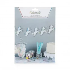 Cakewalk Iridescent Unicorn Garland Banners And Backdrops