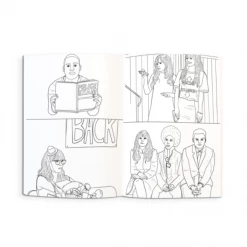 Party Mountain Paper Co New Girl Colouring Book Books/Zines/Workbooks