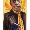 Unemployed Philosophers Guild James Baldwin Secular Saint Candle Art & Home