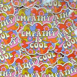 The Peach Fuzz Empathy Is Cool Sticker 5 The Peach Fuzz Empathy Is Cool Sticker