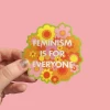 The Peach Fuzz Feminism Is For Everyone Sticker Stickers 2 The Peach Fuzz Feminism Is For Everyone Sticker Stickers
