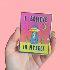 The Peach Fuzz I Believe Sticker