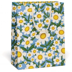 Red Cap Seventies Daisy Bag Gift And Favor Supply