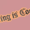 GRL Collective Caring Is Cool Vinyl Sticker Stickers 1 GRL Collective Caring Is Cool Vinyl Sticker Stickers