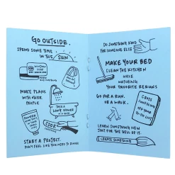 Kwohtations Cards Books/Zines/Workbooks Things To Do When You're In A Depressive Spiral Zine