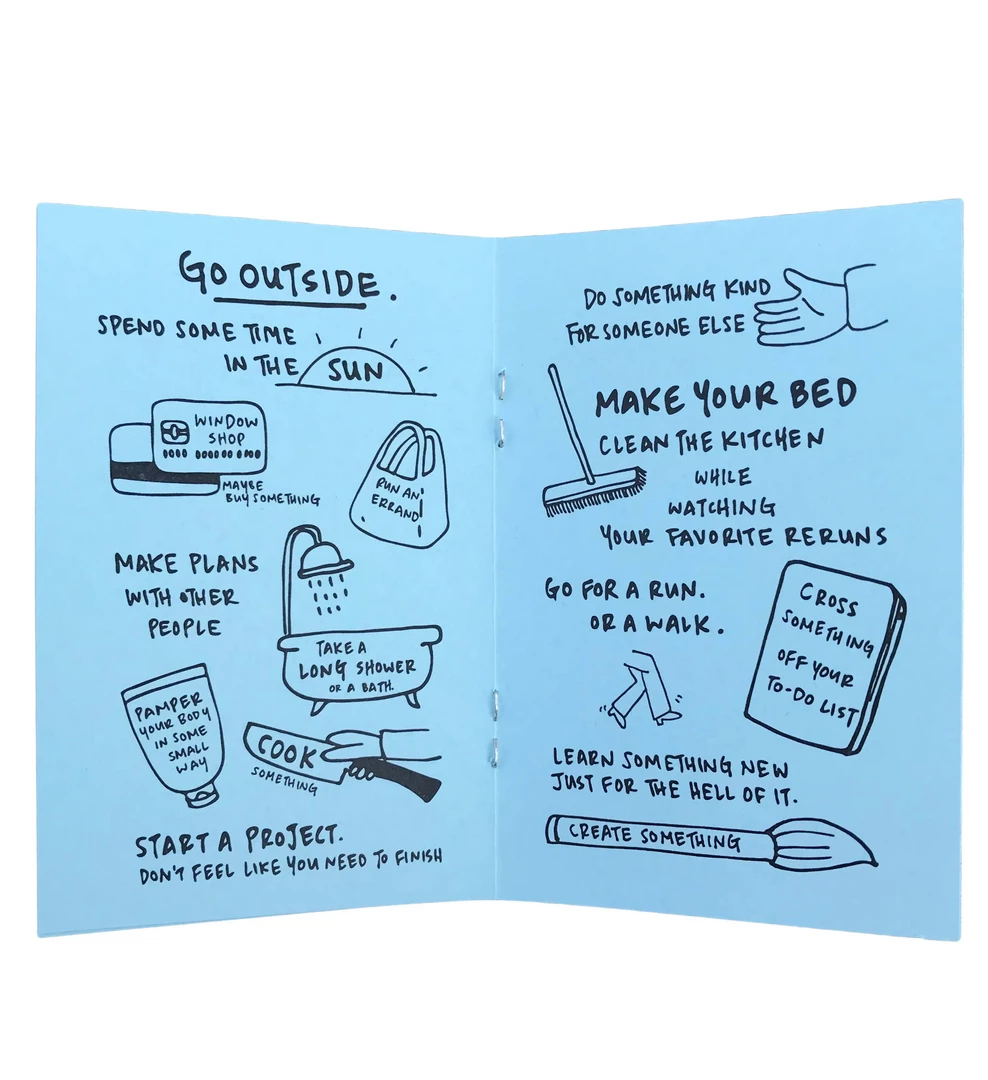 Kwohtations Cards Books/Zines/Workbooks Things To Do When You're In A Depressive Spiral Zine 4 Kwohtations Cards Books/Zines/Workbooks Things To Do When You're In A Depressive Spiral Zine