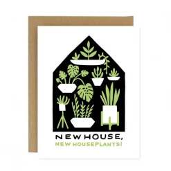 Worthwhile Paper Houseplants Housewarming Card