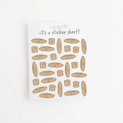 Deals Party Art Community Store 43 A Jar Of Pickles Mini Bread Clear Sticker Sheet