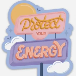 Jen Zeano Designs Stickers Protect Your Energy