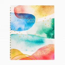 Paper Source 2021-22 Family Abstract Watercolor Weekly Planner