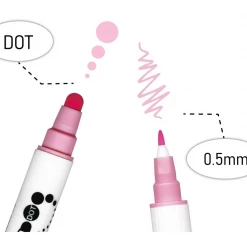 Kuretake Pens + Pencils Clean Color Dot - Set Of 4