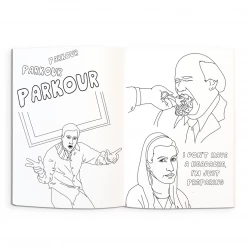 Party Mountain Paper Co The Office Coloring Book Books/Zines/Workbooks