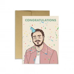 Party Mountain Paper Co Malone Congratulations Card Greeting Cards