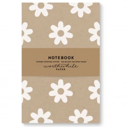 Worthwhile Paper Daisy Pattern Notebook