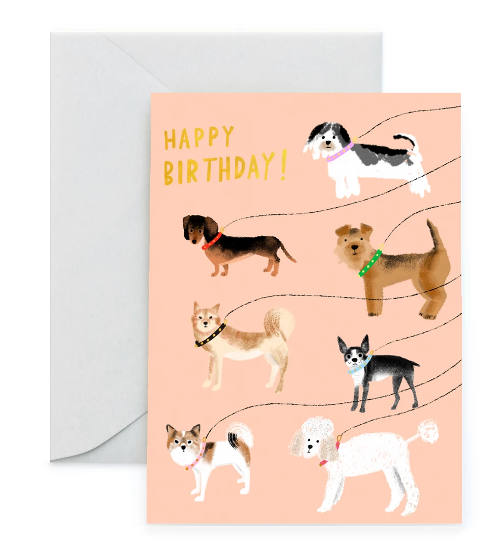 Carolyn Suzuki Out For A Walk - Birthday Card 3 Carolyn Suzuki Out For A Walk - Birthday Card