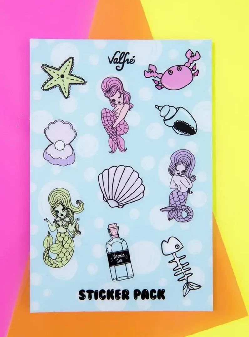 Valfre Sirenita Sticker Sheet Stickers 3 Valfre Sirenita Sticker Sheet Stickers